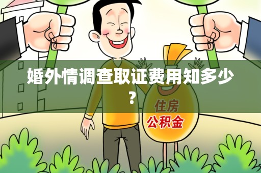 福州婚外情调查取证费用知多少？