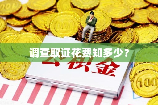 福州调查取证花费知多少？